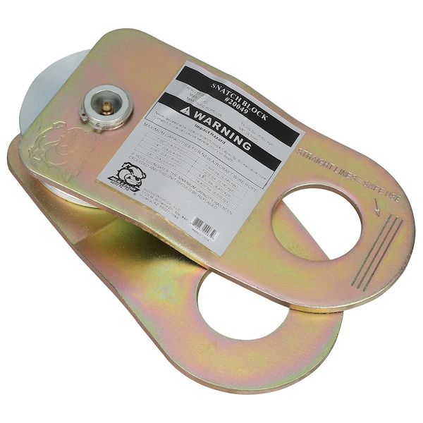 Bulldog Winch Snatch Block, 19k BS, 8k WLL 20049 Zoro